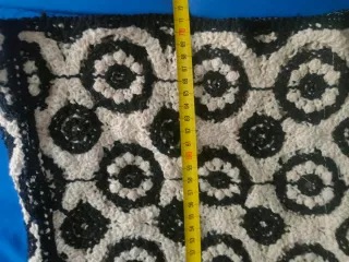 Camisa Crochet Hombre XXL Beige/Negro