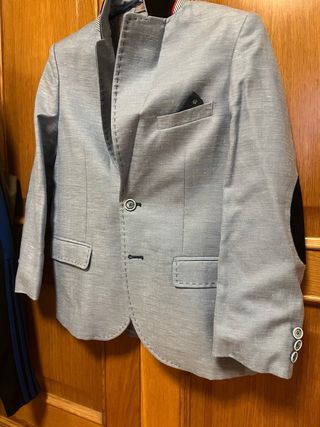 Traje de comunión azul marino