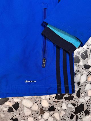 Chaqueta Adidas Azul Talla L Niño/M Adulto