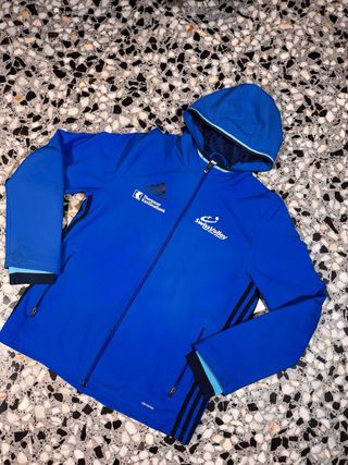 Chaqueta Adidas Azul Talla L Niño/M Adulto