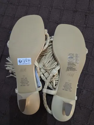 Sandalias H&M T37 Beige