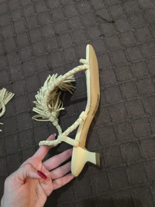 Sandalias H&M T37 Beige