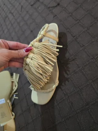 Sandalias H&M T37 Beige