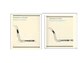 Sedia Vertebra Castelli con ribaltina