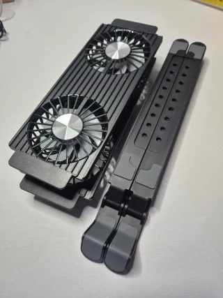 Base Refrigeración Portátil 4 Ventiladores RGB