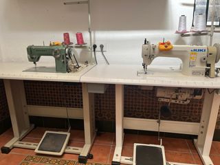 Máquinas de coser industriales Refrey y Juki