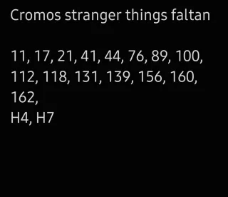 Cromos Stranger Things Panini