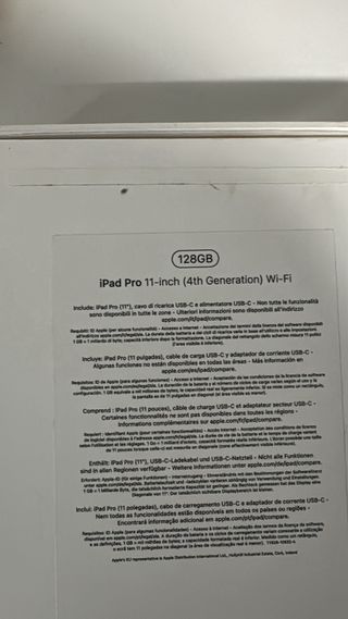 iPad Pro 11 4ª Gen Plata