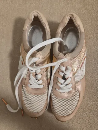 Sneakers Michael Kors rosa dorado