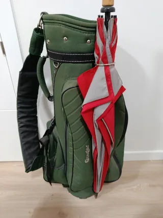 Bolsa de palos de golf verde