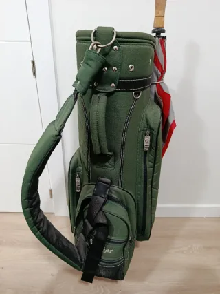 Bolsa de palos de golf verde