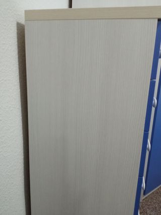 Cajoneras, blanco y azul