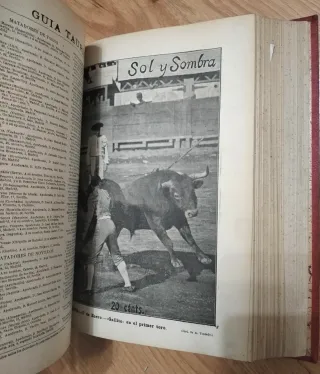 SOL Y SOMBRA 1909 - COLECCIÓN TAUROMAQUIA - LIBRO