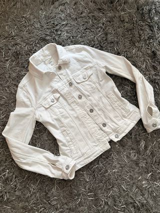 Chaqueta vaquera blanca Springfield Talla S
