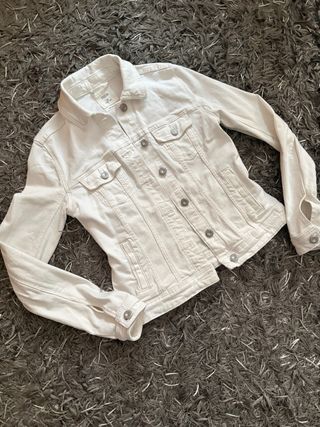 Chaqueta vaquera blanca Springfield Talla S