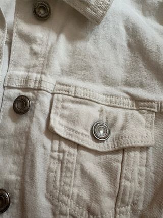 Chaqueta vaquera blanca Springfield Talla S