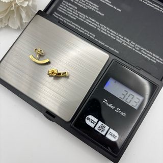 Pendientes Oro 18kt con gemas de colores