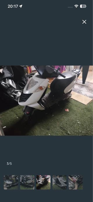 Aprilia Sonic 49cc Plata/Blanco
