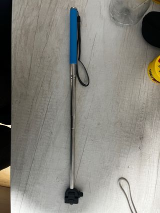 Tripode azul con correa