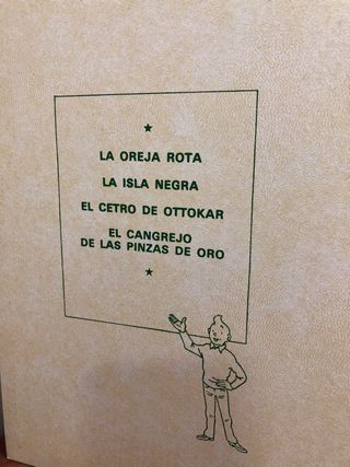 LAS AVENTURAS DE TINTÍN EN SEIS TOMOS