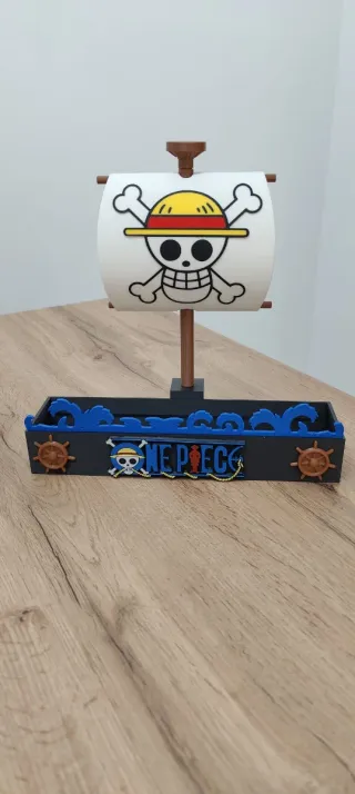 Expositor One Piece Barco Pirata