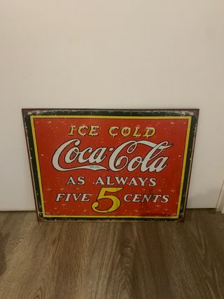 Cuadro Coca-Cola Ice Cold 5 Cents