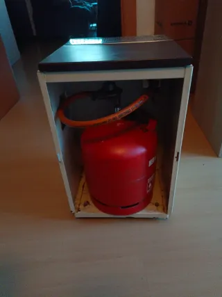 Estufa de gas antigua Bustir