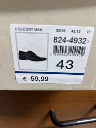 Scarpe eleganti uomo marrone lacci 43
