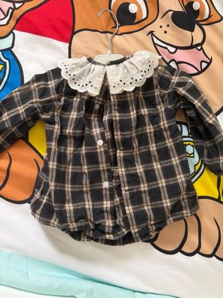 Conjunto bebé niña vestido y braguita