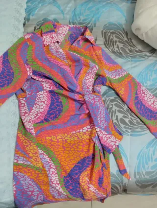 Vestitino donna fantasia multicolore