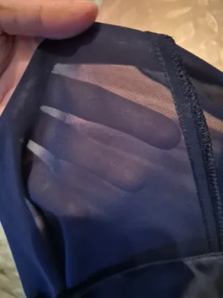 Vestido fiesta lentejuelas azul y dorado