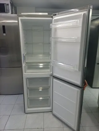 NEVERA HAIER PLATEADA 1.85/60 cm