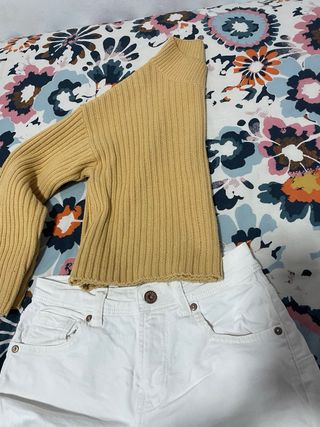 Jersey Zara amarillo talla 11-12