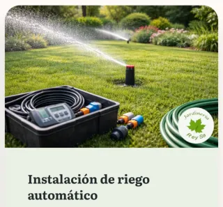 Instalación riego automático
