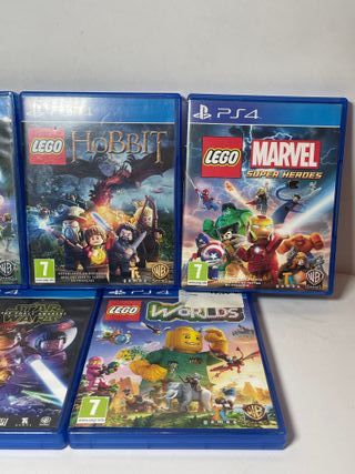 Lote 5 Juegos PS4 Lego PAL Completos