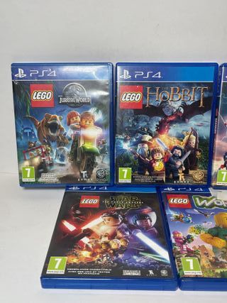 Lote 5 Juegos PS4 Lego PAL Completos