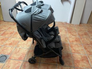Carro gemelar Inglesina gris
