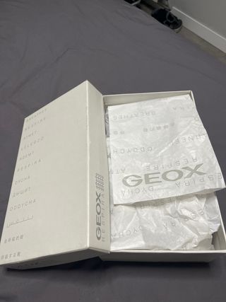 Zapatos Geox Piel Beige Tacón Bajo