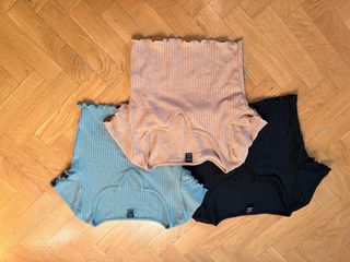 4 Camisetas Negras Talla S