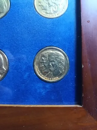 Juego Monedas Conmemorativas Bodas Casa Real