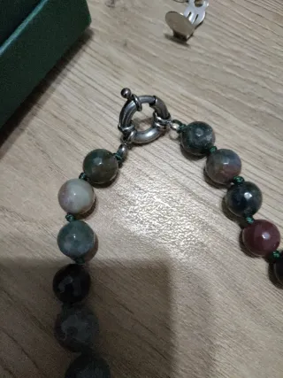 Collana artigianale pietre nei colori della terra