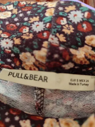 Vestido estampado Pull&Bear