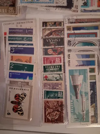 Colección sellos varios países sin usar