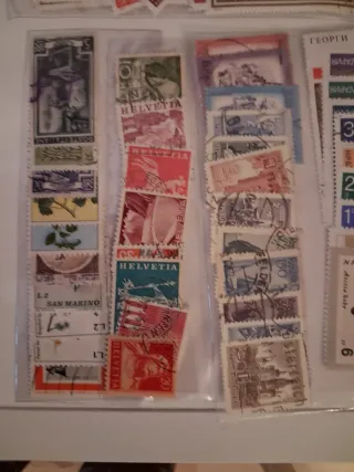 Colección sellos varios países sin usar