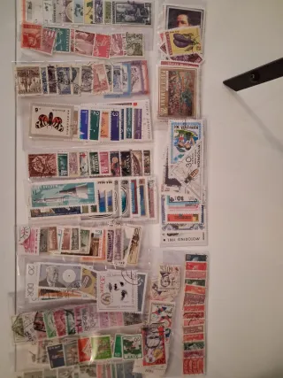 Colección sellos varios países sin usar
