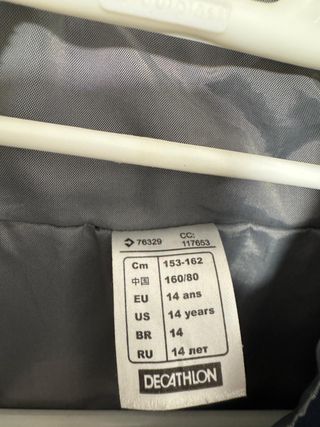 Chaqueta azul 14 años