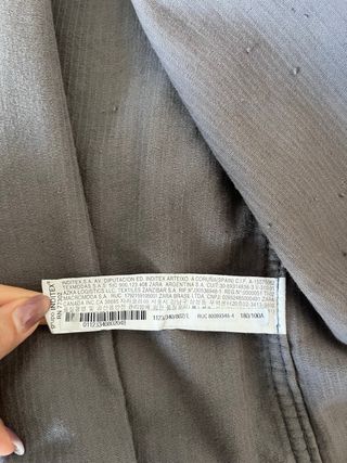 Sobrecamisa gris Zara mujer