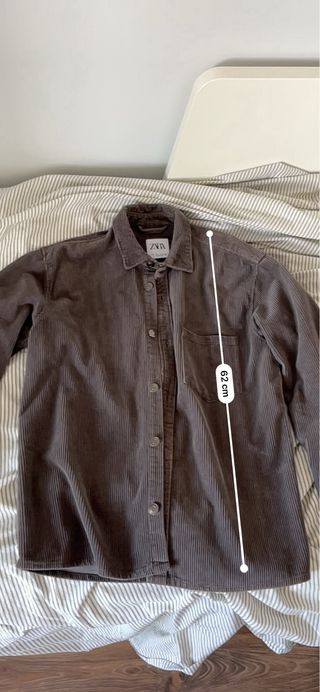 Sobrecamisa gris Zara mujer