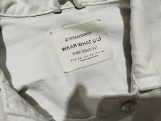 Chaqueta vaquera blanca corta Talla XS