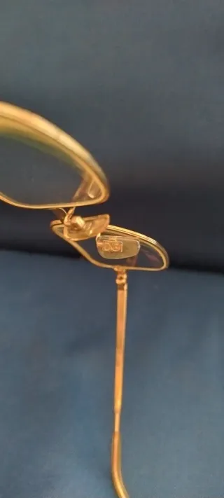 Occhiali vintage Dolce & Gabbana oro